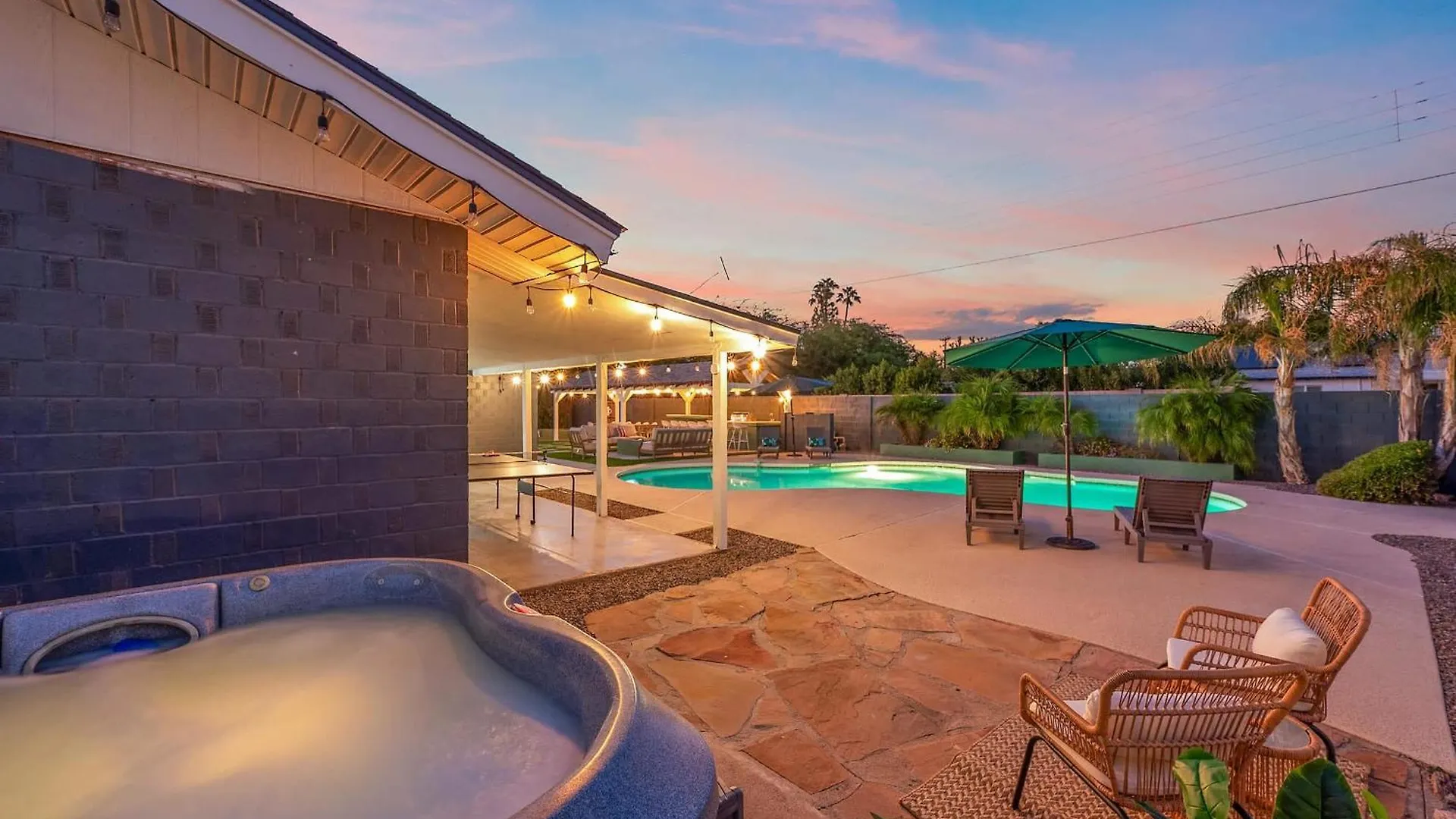 בית נופש סקוטסדייל Backyard Oasis Pool Hot Tub Games & More